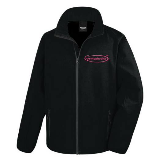 Unisex Soft Shell Jacket in Black/Black