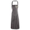 Striped bib apron Thumbnail