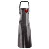 Striped bib apron Thumbnail