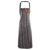 Striped bib apron Thumbnail