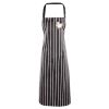 Striped bib apron Thumbnail