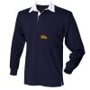 Kids long sleeve plain rugby shirt Thumbnail