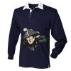 Kids long sleeve plain rugby shirt Thumbnail