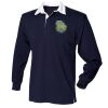 Kids long sleeve plain rugby shirt Thumbnail