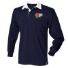 Kids long sleeve plain rugby shirt Thumbnail