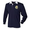 Kids long sleeve plain rugby shirt Thumbnail