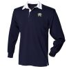 Kids long sleeve plain rugby shirt Thumbnail