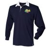 Kids long sleeve plain rugby shirt Thumbnail