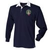 Kids long sleeve plain rugby shirt Thumbnail