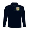 Kids long sleeve plain rugby shirt Thumbnail