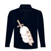 Kids long sleeve plain rugby shirt Thumbnail