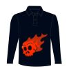 Kids long sleeve plain rugby shirt Thumbnail