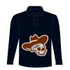 Kids long sleeve plain rugby shirt Thumbnail