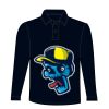 Kids long sleeve plain rugby shirt Thumbnail