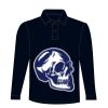 Kids long sleeve plain rugby shirt Thumbnail