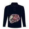 Kids long sleeve plain rugby shirt Thumbnail