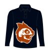 Kids long sleeve plain rugby shirt Thumbnail