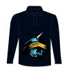 Kids long sleeve plain rugby shirt Thumbnail