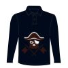 Kids long sleeve plain rugby shirt Thumbnail