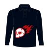 Kids long sleeve plain rugby shirt Thumbnail