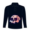 Kids long sleeve plain rugby shirt Thumbnail