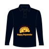 Kids long sleeve plain rugby shirt Thumbnail