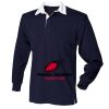 Kids long sleeve plain rugby shirt Thumbnail