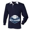 Kids long sleeve plain rugby shirt Thumbnail