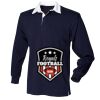 Kids long sleeve plain rugby shirt Thumbnail