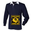 Kids long sleeve plain rugby shirt Thumbnail