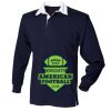 Kids long sleeve plain rugby shirt Thumbnail