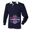 Kids long sleeve plain rugby shirt Thumbnail