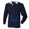 Kids long sleeve plain rugby shirt Thumbnail