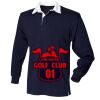 Kids long sleeve plain rugby shirt Thumbnail