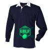 Kids long sleeve plain rugby shirt Thumbnail