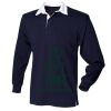 Kids long sleeve plain rugby shirt Thumbnail